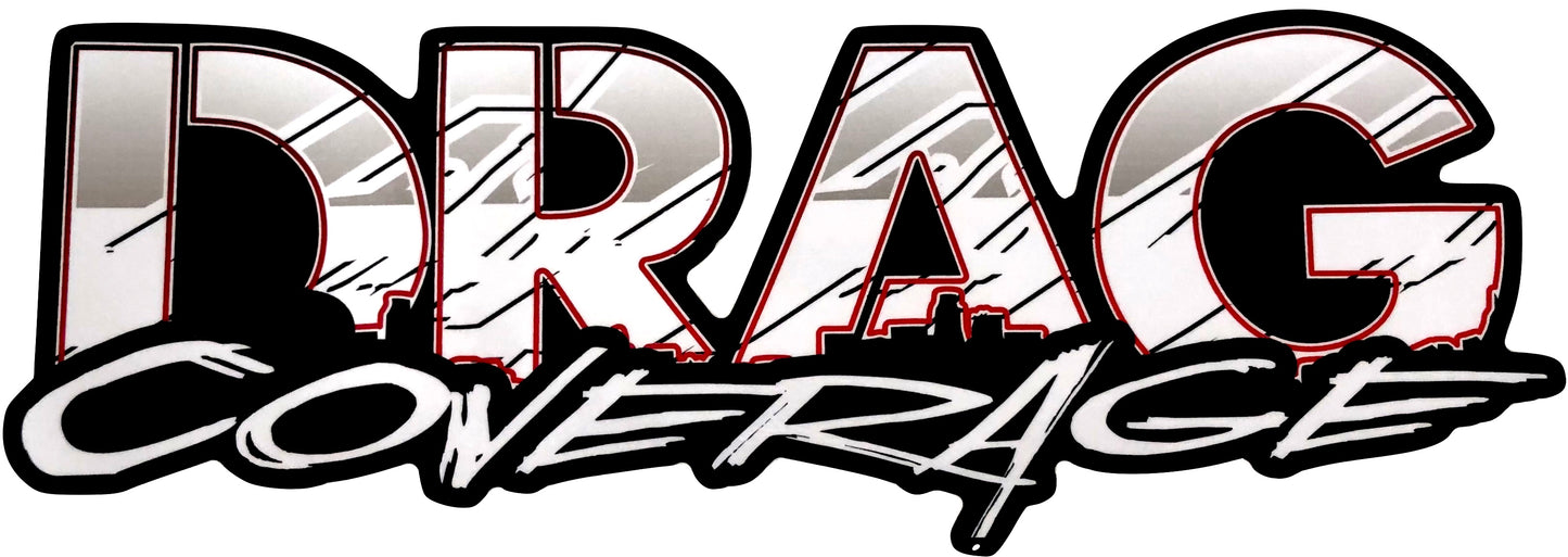 DragCoverage Classic Decals (3.5" x 11.5")