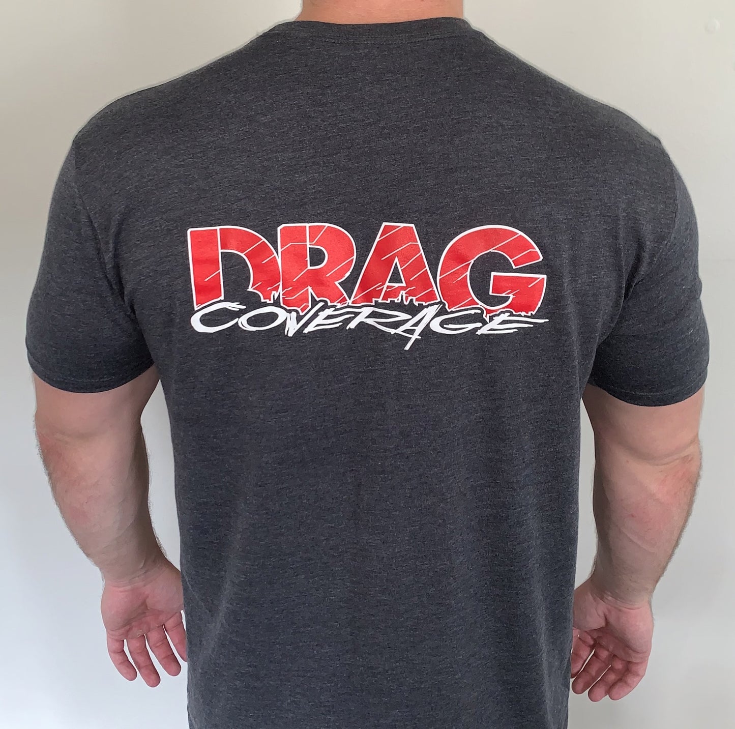 DragCoverage Grey Next Level Short-Sleeve T-Shirt 40% Polyester