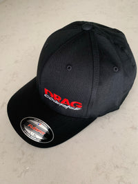 DragCoverage Flexfit Hat - All Black with Logo