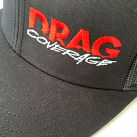 DragCoverage Trucker Hat - All Black with Logo