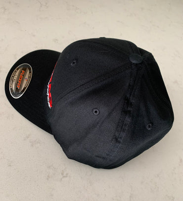 DragCoverage Flexfit Hat - All Black with Logo